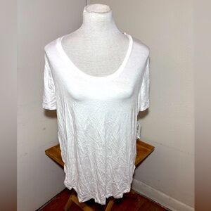 Bisou Bisou Sheer Back Tee NWT